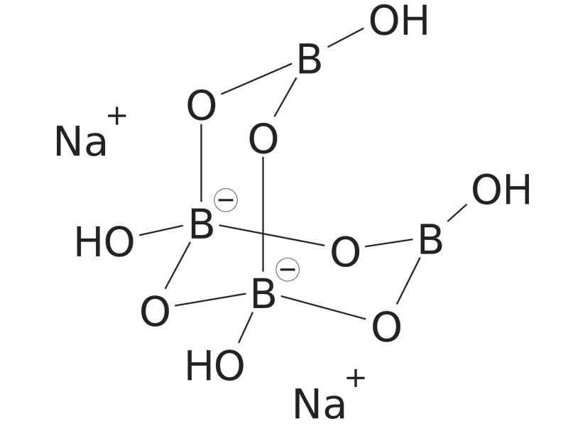 công thức phân từ borax