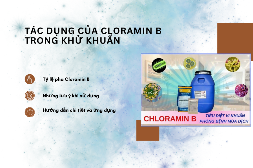 tác dụng của cloramin B