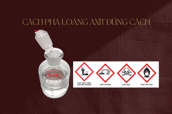 Cách pha loãng dung dịch acid