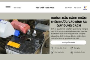 Hướng Dẫn Cách Châm Thêm Nước Vào Bình Ắc Quy Đúng Cách