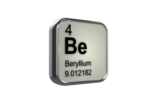Beryllium nằm ở nhóm 2, chu kỳ 2 của bảng tuần hoàn