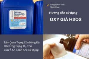 Hướng Dẫn Sử Dụng Oxy Già Đúng Nồng Độ