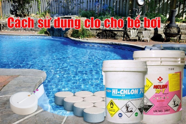 Sử Dụng Clo Để Khử Trùng Bể Bơi